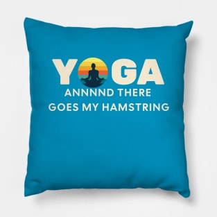 Laughter Helps Cure Yoga Injuries Pillow