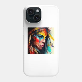 Powerful American Native Woman #5 Phone Case