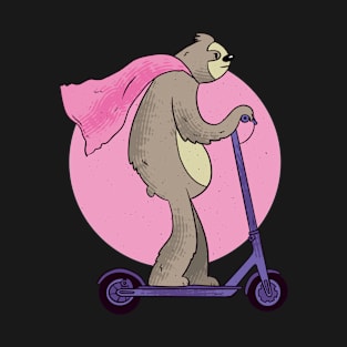 Sloth on a Scooter T-Shirt