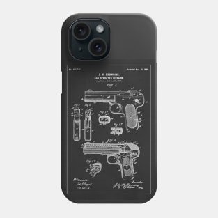 Browning automatic pistol - 1899 Patent - aP01 Phone Case