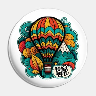 Hot Air Balloon Pin