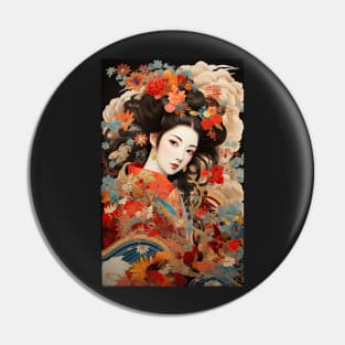 Japanese Vintage Kabuki-style Art Pin