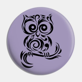 Little Owl Tribal # Black Pin