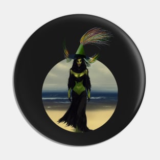 WITCH EXITING THE SEA Pin