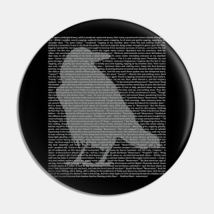 Edgar Allan Poe Poem - The Raven 2 Pin