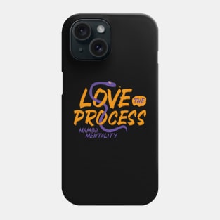 Mamba mentality, love the process, the purple and gold snake of the laker angels. Phone Case