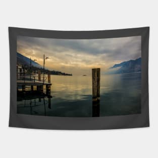 Lake Garda Seen from Malcesine Tapestry