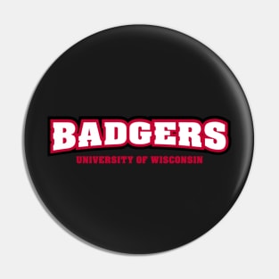 BADGERS - University of Wisconsin Pin