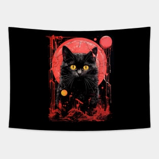 Cat Moon Tapestry