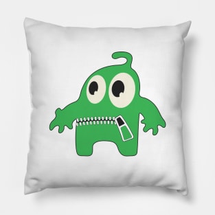 Funny cartoon colorful monster_2 Pillow