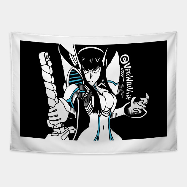 I NEEDN'T SWING MY BLADE (DARK) Tapestry by VeryWellVary