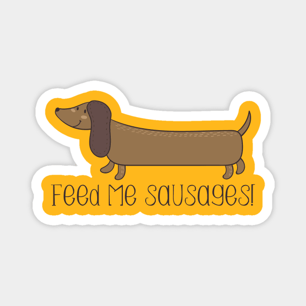 Sausage store dog presents