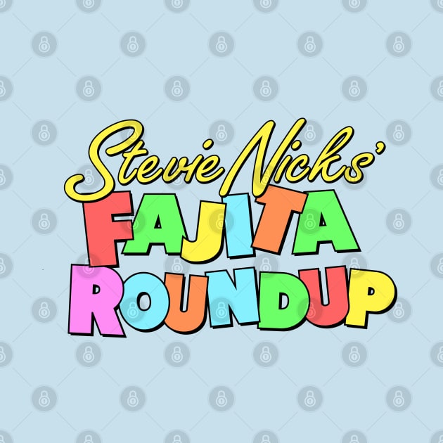 Stevie Nicks' Fajita Roundup logo only SNL by Kelly Design Company by KellyDesignCompany