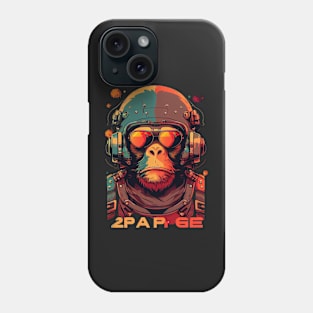 Anime Cyber Ape (Sci-Fi Ape Vintage Retro Future Design Cyberpunk Space Ape) Phone Case