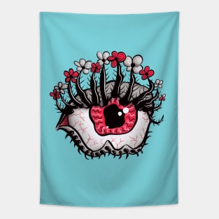 Melting Eye With Weird Eyelashes Psychedelic Art Tapestry