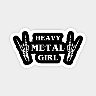 Heavy Metal Girl Magnet