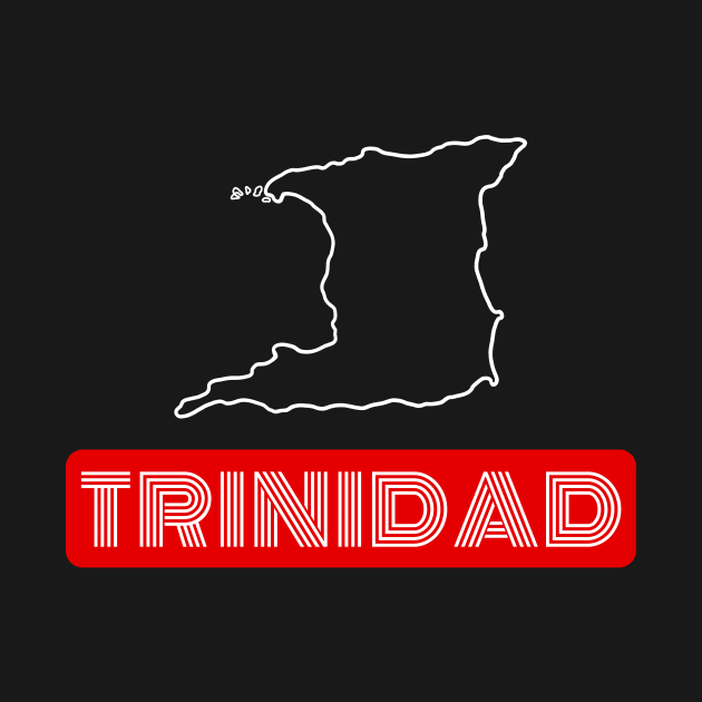 Trinidad map outline by FTF DESIGNS