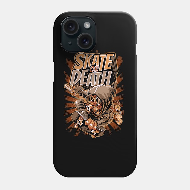 skate or death Phone Case by yogaswara