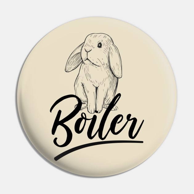 Bunny Boiler Pin by Meta Cortex