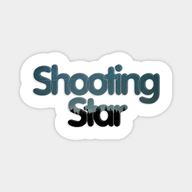Shooting Star Magnet by afternoontees