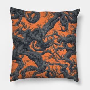 Chromatic Botanic Abstraction #12 Pillow