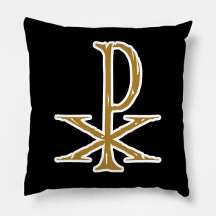 Christogram Chi Rho Pillow