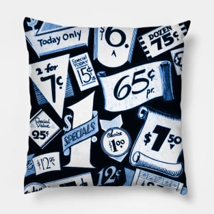 Bargain Retro tags Pillow