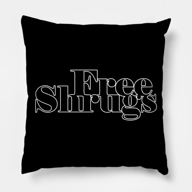 Free Shrugs Pillow by sambeawesome