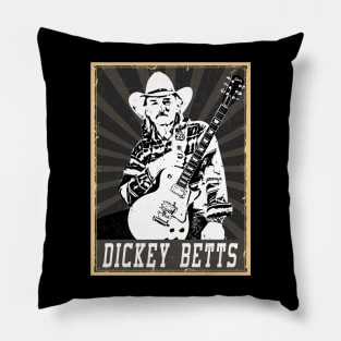 80s Style Dickey Betts Pillow