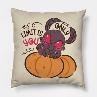 Positive Affirmation Cute Mothman West Virginia Cryptid Creature Pillow