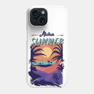 Aloha Summer Retro Vintage Art Phone Case