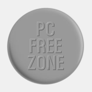 PC Free Zone gray Pin