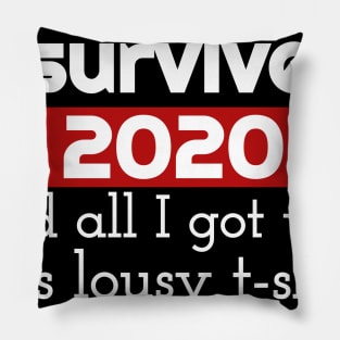 I Survived 2020 And All I Got Was This Lousy T-shirt Pillow