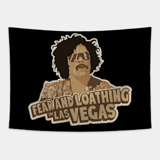 Fear and Loathing Dr. Gonzo Illustration Tapestry