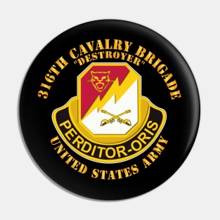 316th Cavalry Brigade - DUI Pin