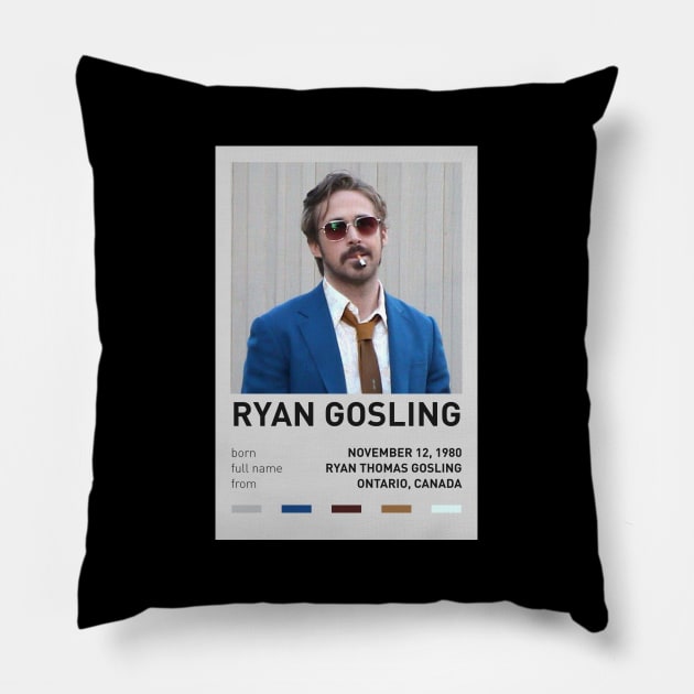 Ryan Gosling Pillow by sinluz