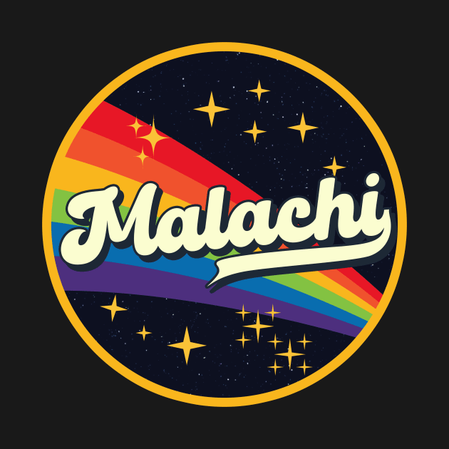 Malachi // Rainbow In Space Vintage Style by LMW Art