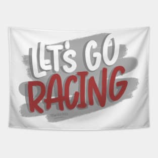 Let’s Go Racing Tapestry