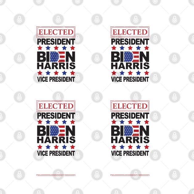 Biden Harris Elected by Sandra Hutter Designs