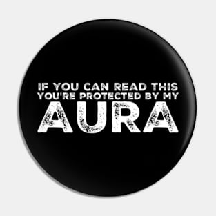 Funny DnD D20 Dungeons Paladin Aura Pin