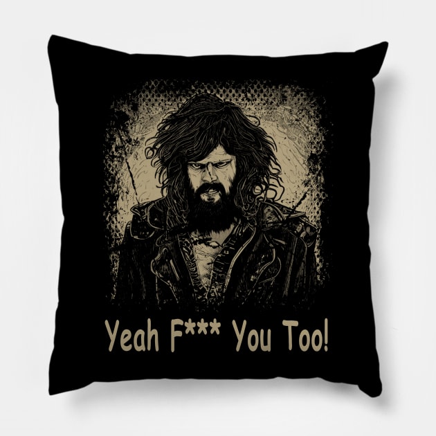 Movie My Favorite Science Fiction Funny Gift Pillow by alex77alves