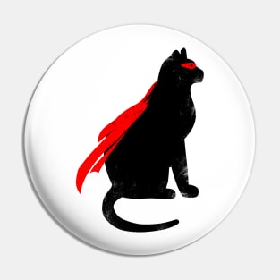 Super Hero Cat Pin