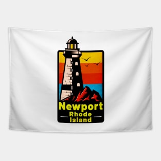 Newport Rhode Island Lighthouse Tapestry