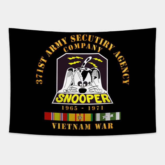 371st ASA Company - 1965 - 1971 w VN SVC Tapestry by twix123844