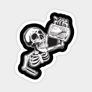 Skull Drunk Magnet