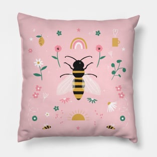 Bee-Symmetry Pillow