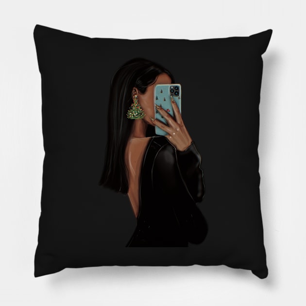 Celebrate This Time (White Color) Pillow by xsaxsandra