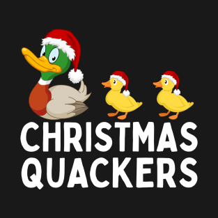 Christmas Quackers Cute Matching Family Christmas T-Shirt