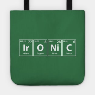 Ironic (Ir-O-Ni-C) Periodic Elements Spelling Tote