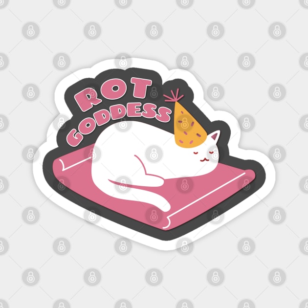 Rot Goddess Cat Magnet by yaywow